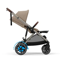 eGazelle S Electronic Assist Stroller - Taupe Frame with Almond Beige Seat