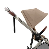 eGazelle S Electronic Assist Stroller - Taupe Frame with Almond Beige Seat