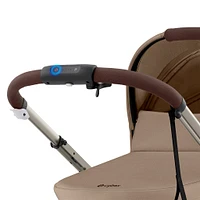 eGazelle S Electronic Assist Stroller - Taupe Frame with Almond Beige Seat