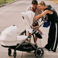 eGazelle S Electronic Assist Stroller - Taupe Frame with Almond Beige Seat