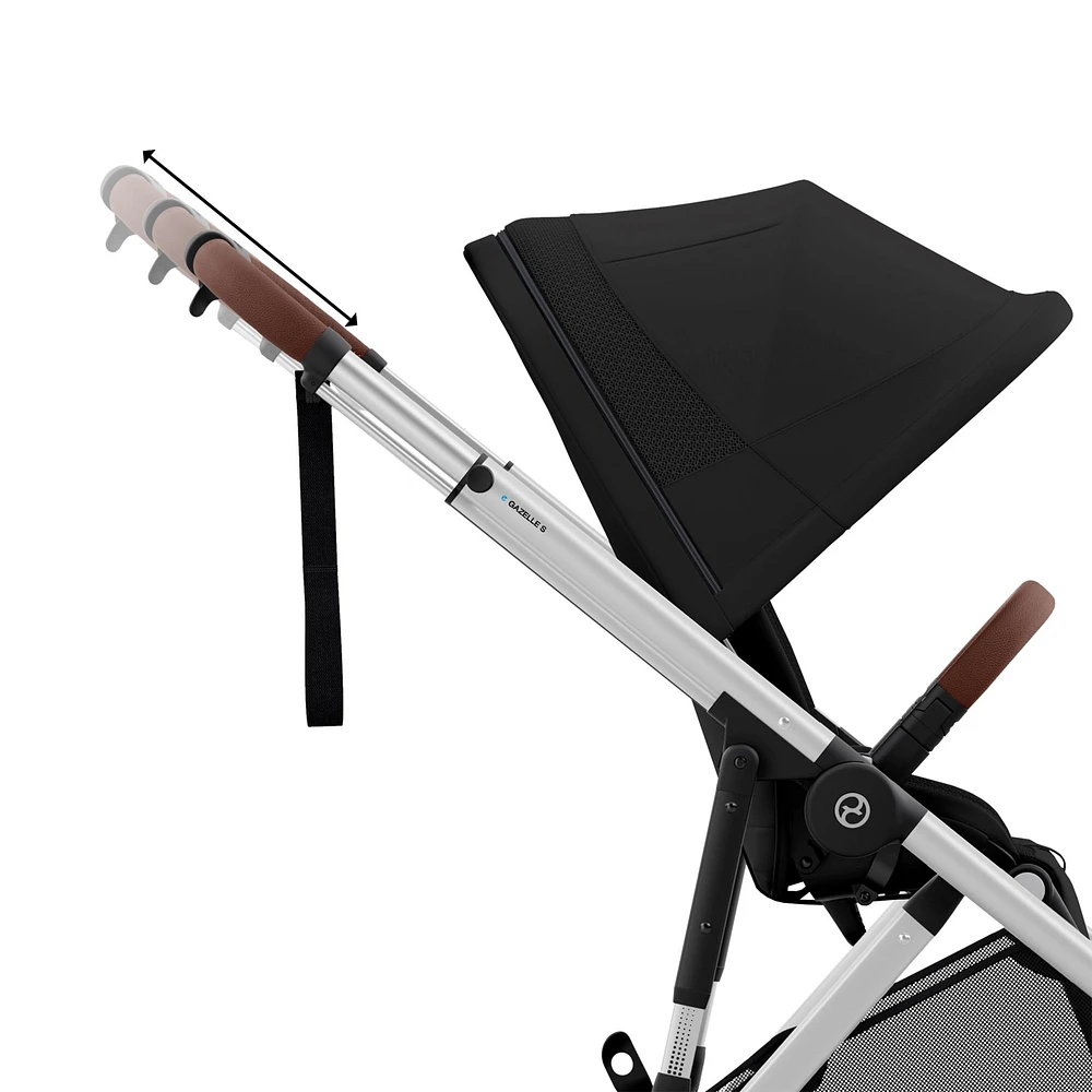 Poussette eGazelle S - Noir