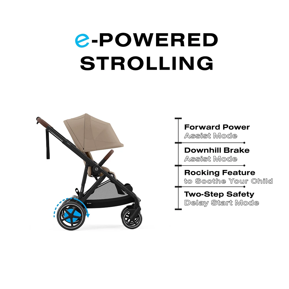 eGazelle S Electronic Assist Stroller