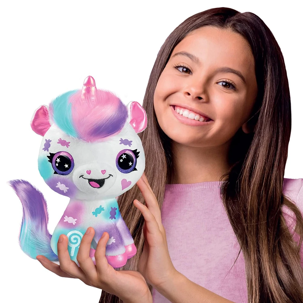 Air Brush Neon Unicorn Plush 