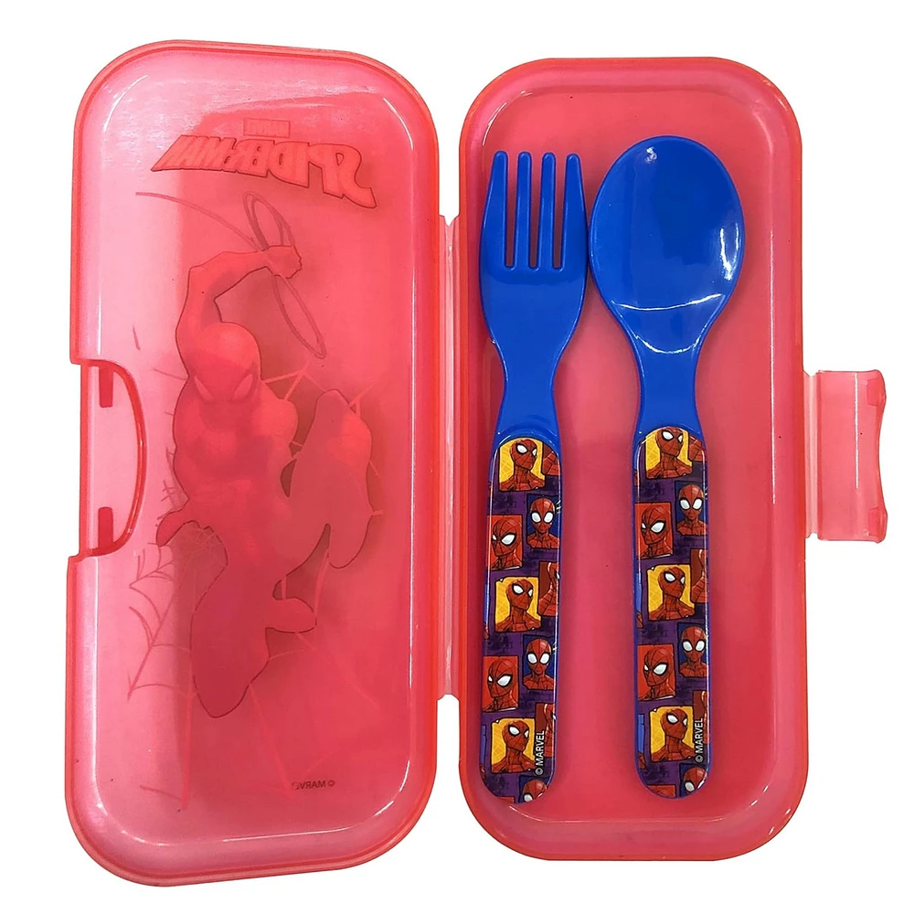 Spiderman Travel Cutlery Set