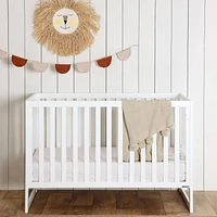 Austin 3-In-1 Convertible Crib - White