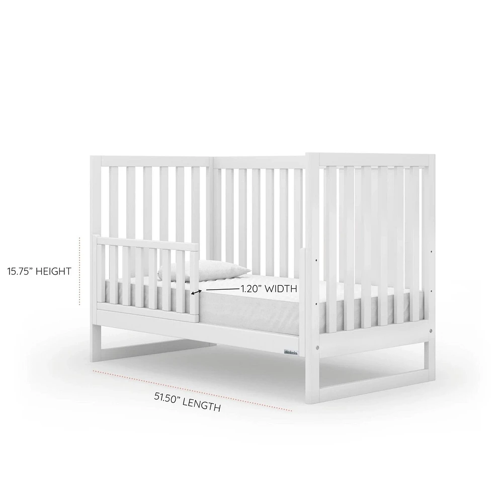 Austin 3-In-1 Convertible Crib - White