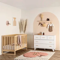 Couchette convertible 3 en 1 Austin - Naturel