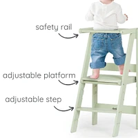 Tour pliante pour tout-petits - Sauge