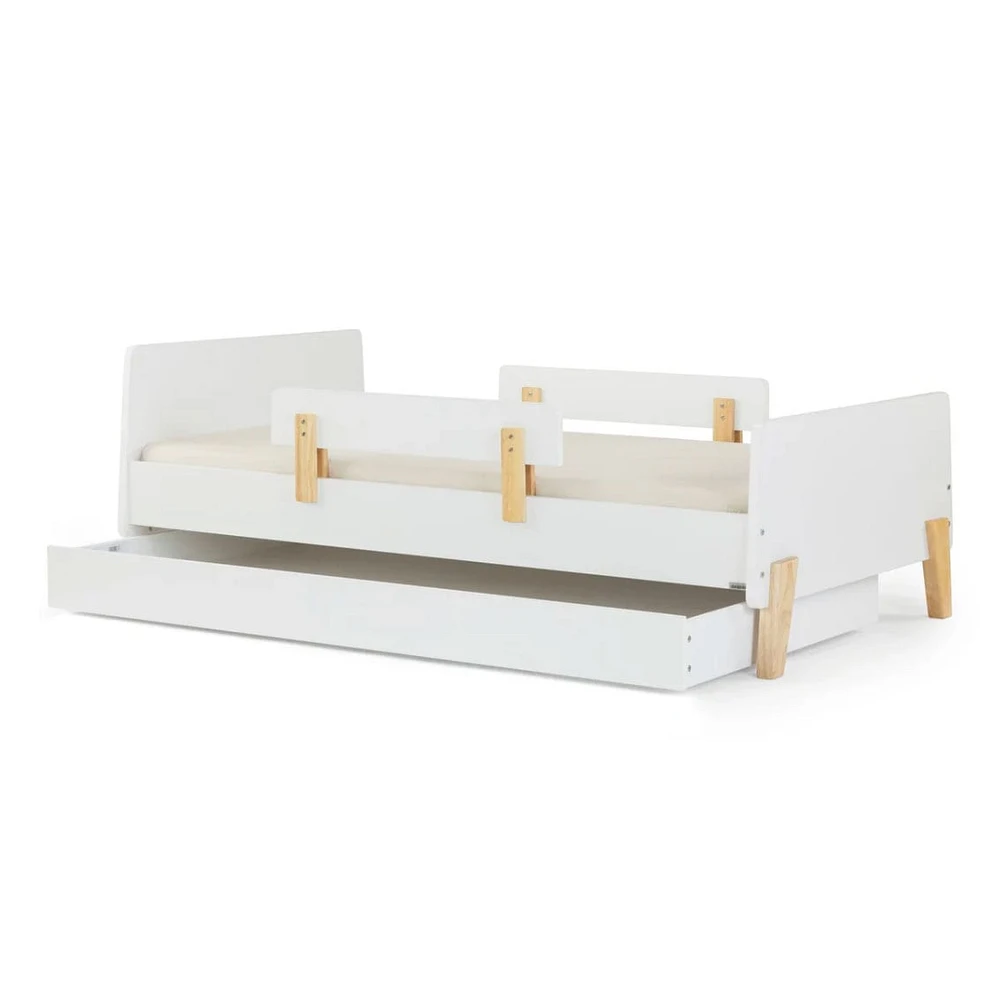 Storage Trundle for Fun Twin Bed - White