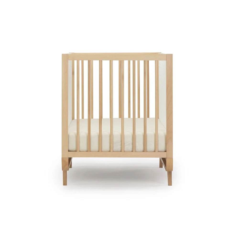 Jolly 3-In-1 Convertible Crib - White/Natural