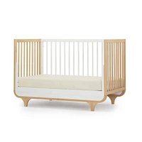 Jolly 3-In-1 Convertible Crib - White/Natural