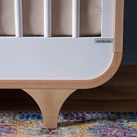 Jolly 3-In-1 Convertible Crib - White/Natural