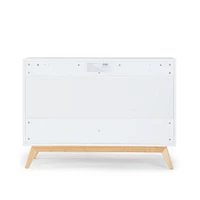 Commode 6 tiroirs Merry - Blanc/Naturel
