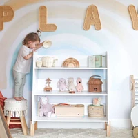 Muse Bookshelf - White/Natural