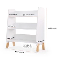 Muse Bookshelf - White/Natural