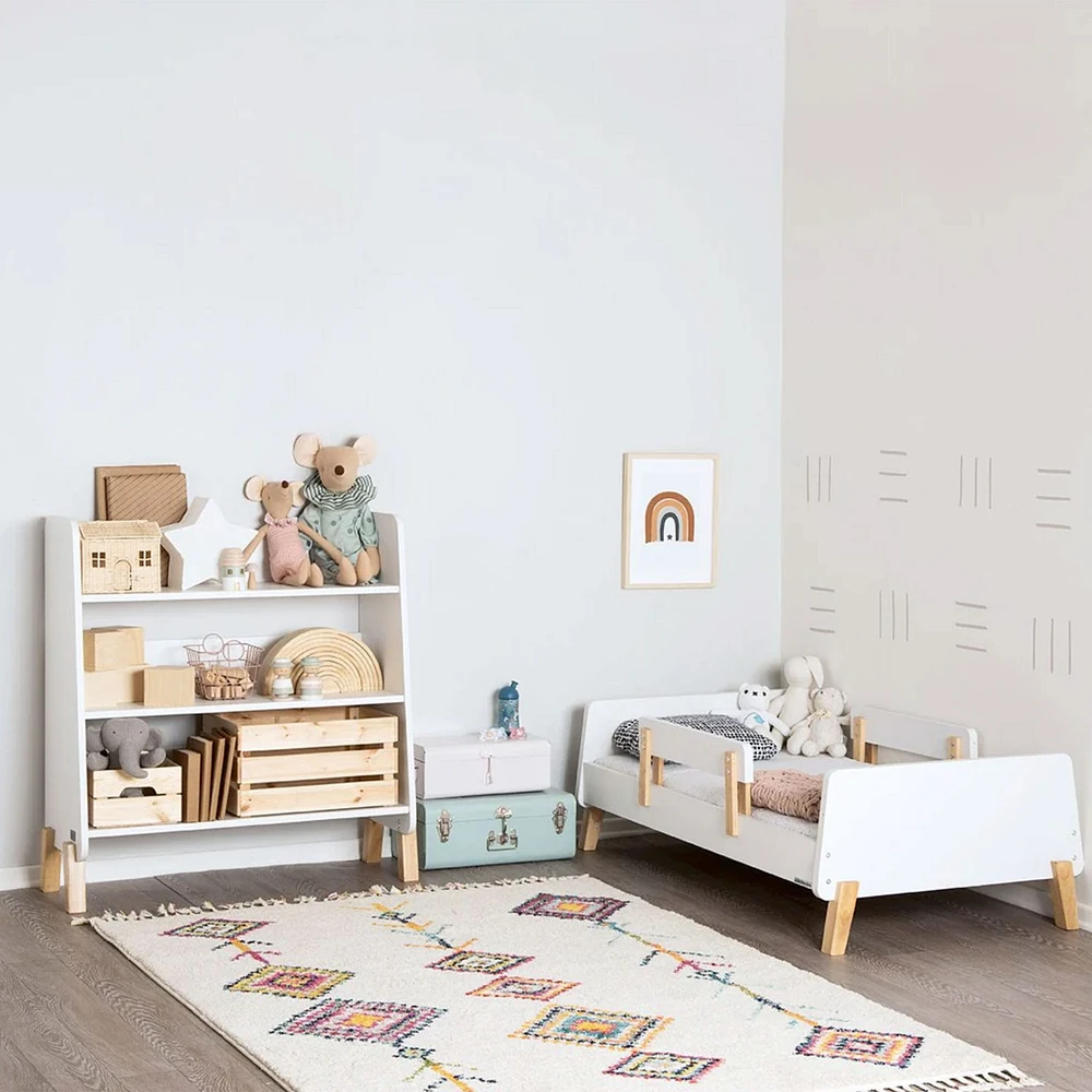 Muse Bookshelf - White/Natural