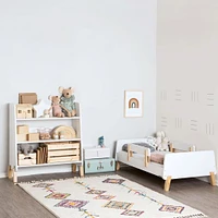 Muse Bookshelf - White/Natural