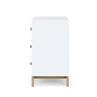 Soho 5-Drawer Dresser - White / Walnut