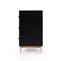 Soho 5-Drawer Dresser - Black / Natural