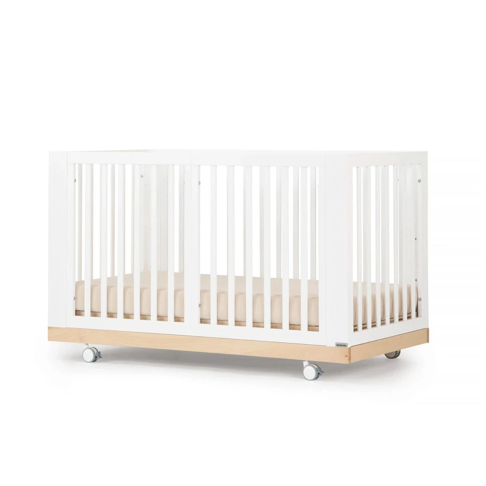 Spirit 8-In-1 Convertible Crib - White/Natural