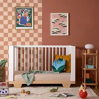 Spirit 8-In-1 Convertible Crib - White/Natural