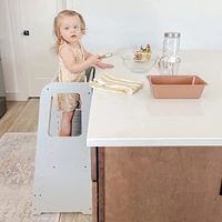 Toddler Tower - Light Gray