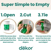 Recharges pour Poubelle à Couches Dekor Eko Classic | Paquet de 2