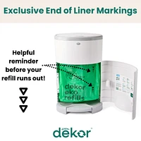 Recharges pour Poubelle à Couches Dekor Eko Classic | Paquet de 2