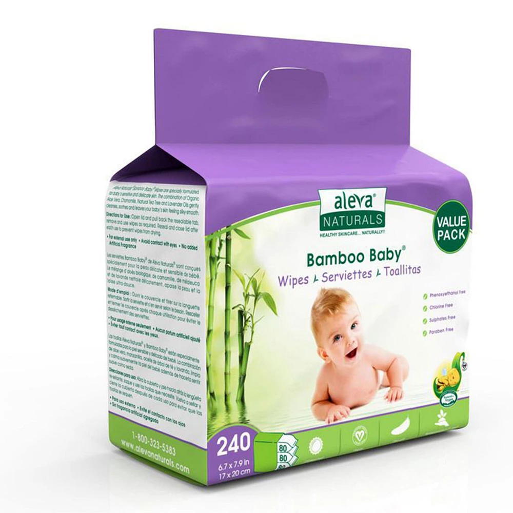 Lingettes Bamboo Baby (240)