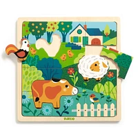 Wooden Puzzle Farm