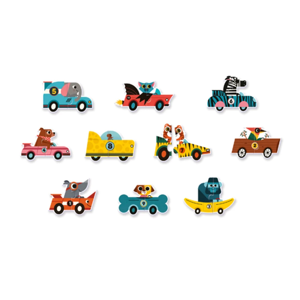 Puzzle duo / Racing cars