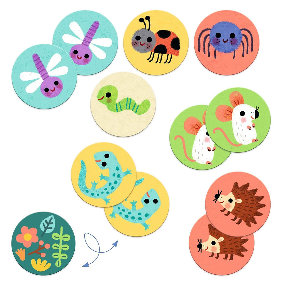 Jeu de Mémoire - Petites bêtes
