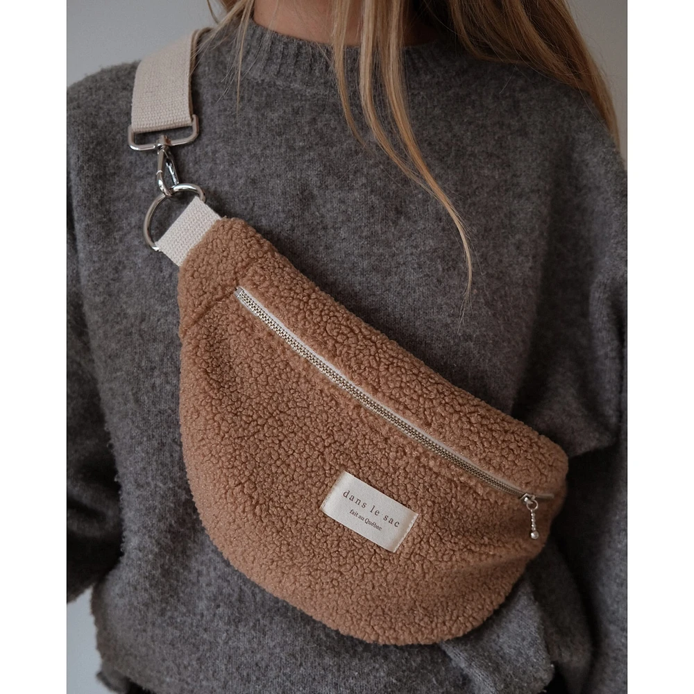 Sac Banane Sherpa - Café