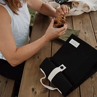 Lunch Bag - Beige/Black