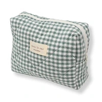 MAMA Pouch - Gingham Sage