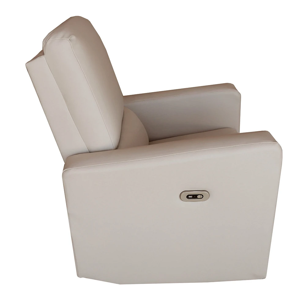 Fauteuil Berçant Pivotant et Électrique - Vinyle Tanner #20