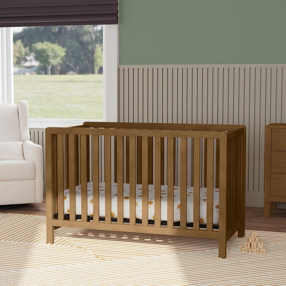 Couchette Convertible 4-en-1 Colby - Noyer