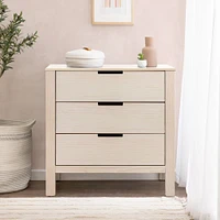 Commode 3 Tiroirs Colby - Naturel Lavé