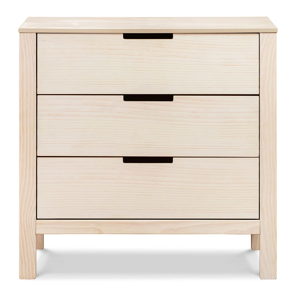 Commode 3 Tiroirs Colby - Naturel Lavé