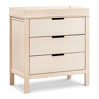 Commode 3 Tiroirs Colby - Naturel Lavé