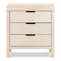 Commode 3 Tiroirs Colby - Naturel Lavé