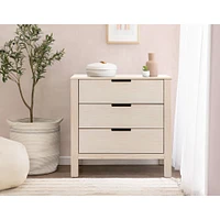 Commode 3 Tiroirs Colby - Naturel Lavé