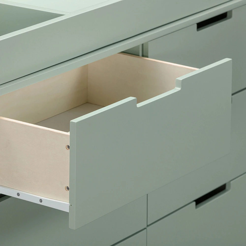 Colby 6-Drawer Double Dresser - Light Sage