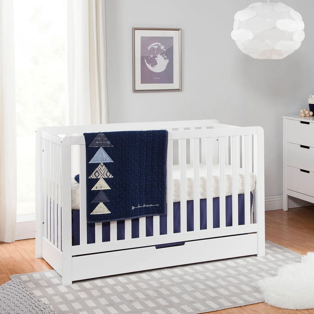Couchette Convertible 4-en-1 Colby avec Tiroir Gigogne