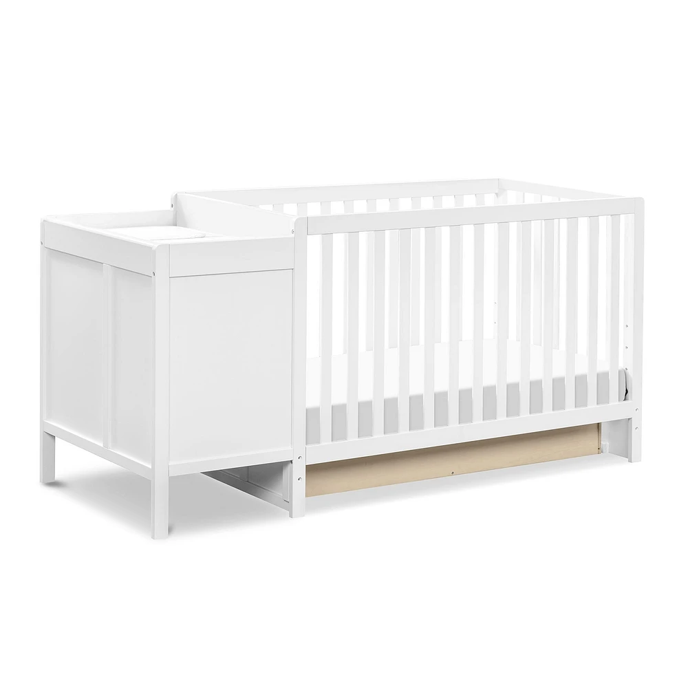 Couchette Convertible 4-en-1 et Table à Langer - Blanc