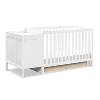 Couchette Convertible 4-en-1 et Table à Langer - Blanc