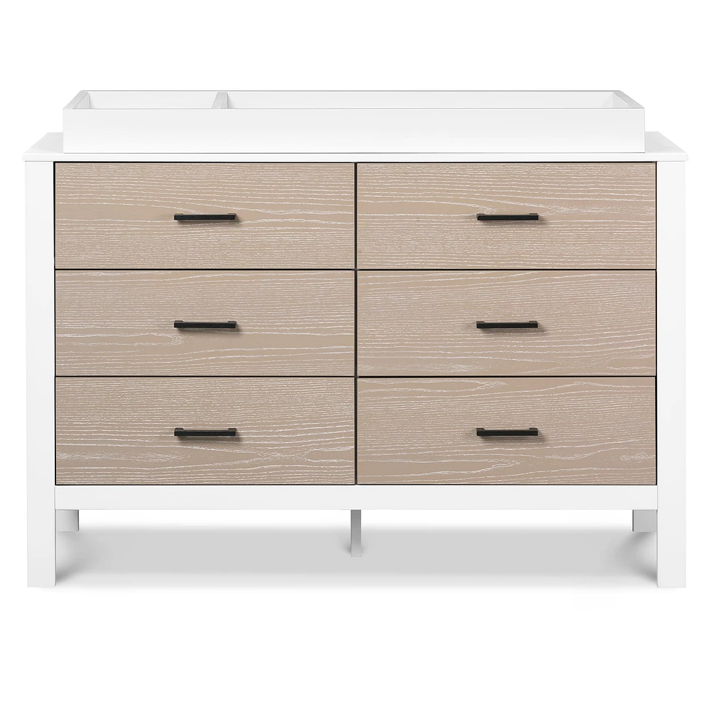 Radley 6-Drawer Dresser - White & Coastwood