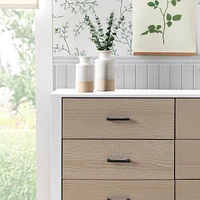 Radley 6-Drawer Dresser - White & Coastwood