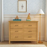 Charlie 6-Drawer Double Dresser - Honey 