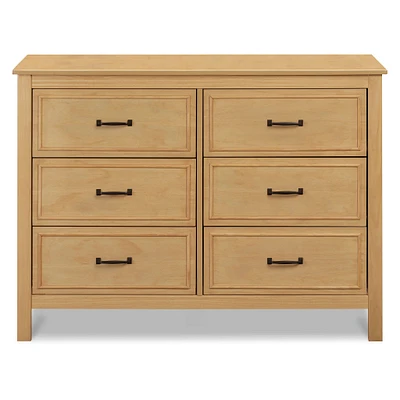 Charlie 6-Drawer Double Dresser - Honey 